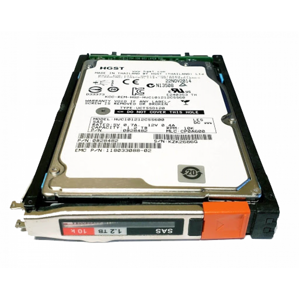 1.2TB 2.5" 10K SAS Disk Drive (EMC)